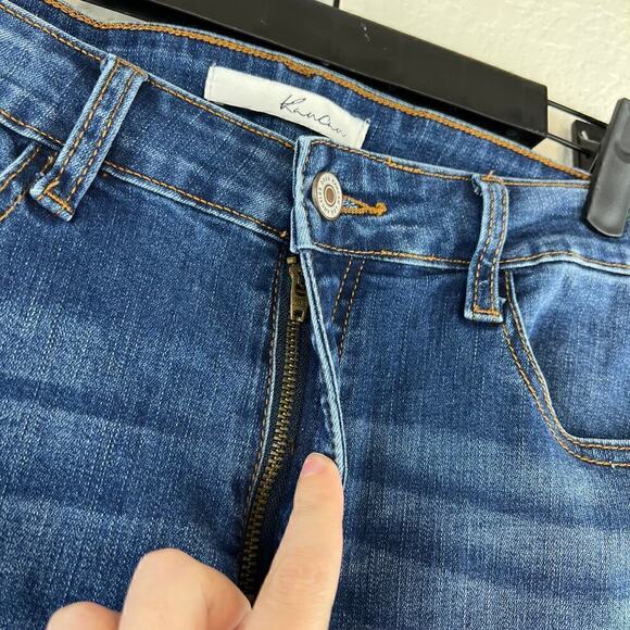 KanCan Denim Estilo Stretch Skinny Leg Jeans Mid Rise Blue Denim Size 11 / 29 - Picture 4 of 8